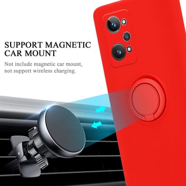 Deksel Realme GT 2 / GT Neo 2 Ring Case (rød)