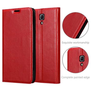 Samsung Galaxy MEGA 6.3 lommebokdeksel case (rød)