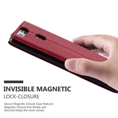 Huawei P9 lommebokdeksel case (rød)