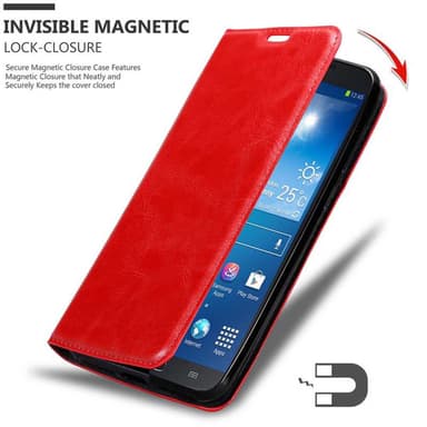 Samsung Galaxy MEGA 6.3 lommebokdeksel case (rød)