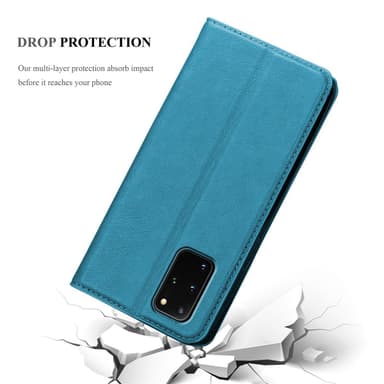 Samsung Galaxy S20 PLUS lommebokdeksel case (turkis)