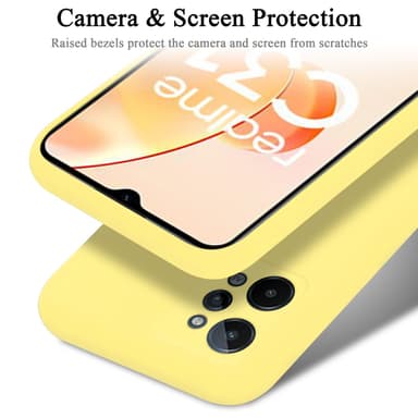 Realme C31 silikondeksel case (gul)
