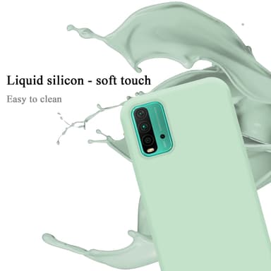 Xiaomi RedMi 9T / POCO M3 silikondeksel case (grønn)