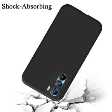 Motorola EDGE 30 silikondeksel case (svart)