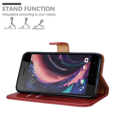 HTC Desire 10 PRO lommebokdeksel etui (rød)