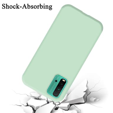 Xiaomi RedMi 9T / POCO M3 silikondeksel case (grønn)