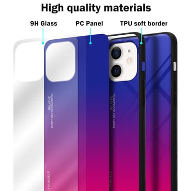 Deksel iPhone 12 MINI Case Cover (svart)
