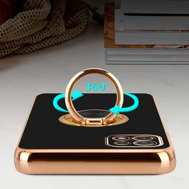 Samsung Galaxy A22 5G silikondeksel case (svart)