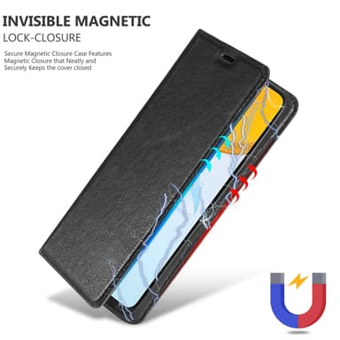 Honor X7 lommebokdeksel case (svart)