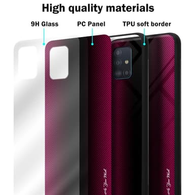 Samsung Galaxy A51 4G / M40s Deksel Case Cover (rosa)