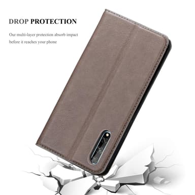 Huawei P SMART S lommebokdeksel case (brun)