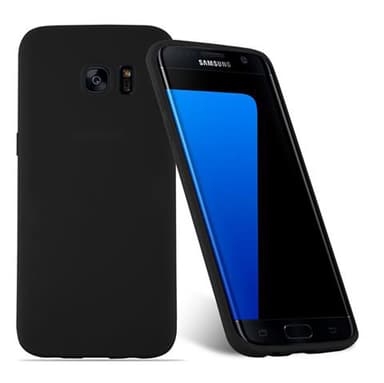 Deksel Samsung Galaxy S7 EDGE Silikon cover (svart)