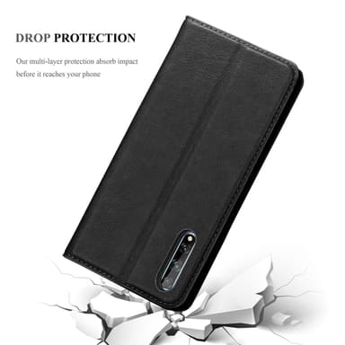 Huawei P SMART S lommebokdeksel case (svart)