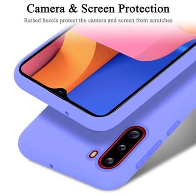 Samsung Galaxy A21 silikondeksel case (lilla)