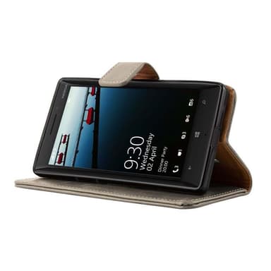 Nokia Lumia 929 / 930 lommebokdeksel etui (brun)