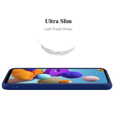 Deksel Samsung Galaxy A21s Silikon cover (blå)