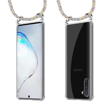 Samsung Galaxy NOTE 10 Deksel med Halskjede (gul)
