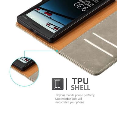 Nokia Lumia 929 / 930 lommebokdeksel etui (brun)
