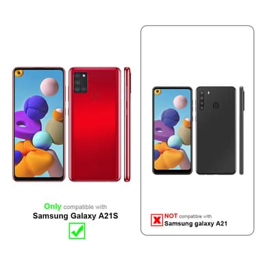 Samsung Galaxy A21s lommebokdeksel etui (grå)