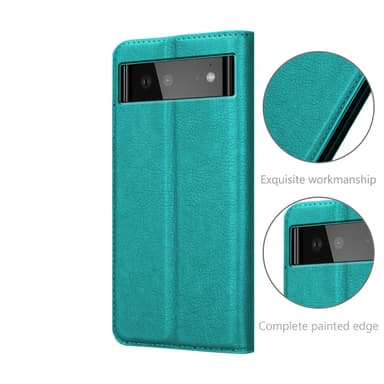 Google PIXEL 6 lommebokdeksel case (turkis)