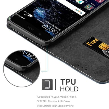 Huawei P10 Deksel Case Cover (blå)