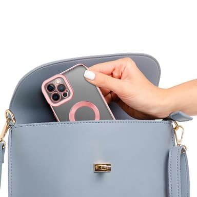 iPhone 12 PRO MAX silikondeksel Krom case