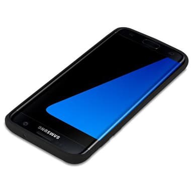 Deksel Samsung Galaxy S7 EDGE Silikon cover (svart)
