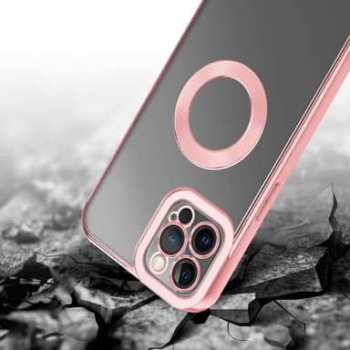 iPhone 12 PRO MAX silikondeksel Krom case