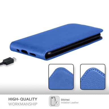 iPhone 13 PRO MAX Deksel Flip Case (blå)