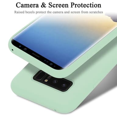 Samsung Galaxy NOTE 8 silikondeksel case (grønn)