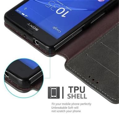 Sony Xperia Z3 COMPACT lommebokdeksel etui (grå)