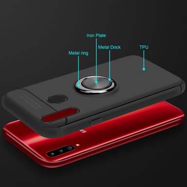 Samsung Galaxy A20s silikondeksel cover (svart)