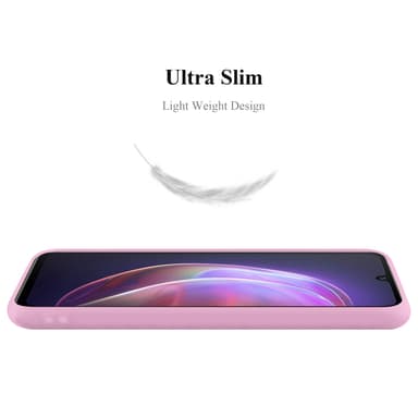 Deksel Vivo V21 4G / 5G Silikon cover (rosa)