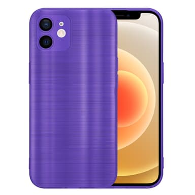 iPhone 12 Silikondeksel Beskyttelse (lilla)