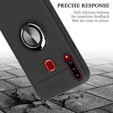 Samsung Galaxy A20s silikondeksel cover (svart)