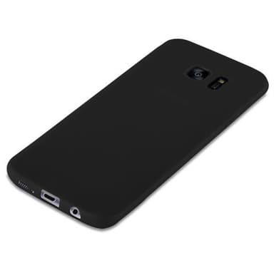 Deksel Samsung Galaxy S7 EDGE Silikon cover (svart)
