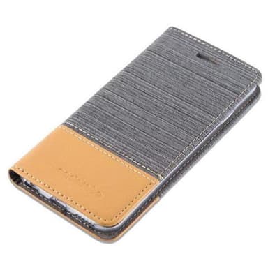 iPhone 6 / 6S lommebokdeksel etui (grå)