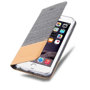 iPhone 6 / 6S lommebokdeksel etui (grå)