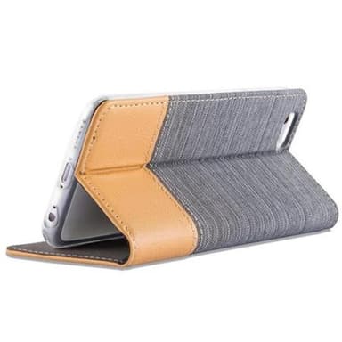 iPhone 6 / 6S lommebokdeksel etui (grå)