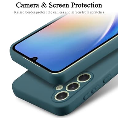 Samsung Galaxy A34 5G silikondeksel case (Grønn)