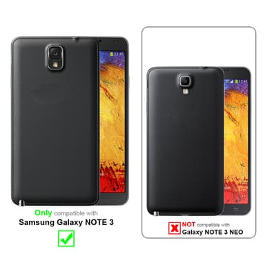 Deksel Samsung Galaxy NOTE 3 case (svart)
