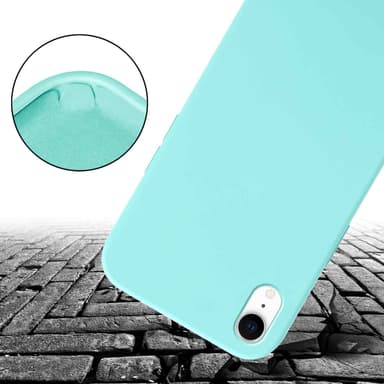 Deksel iPhone XR med Halskjede (turkis)