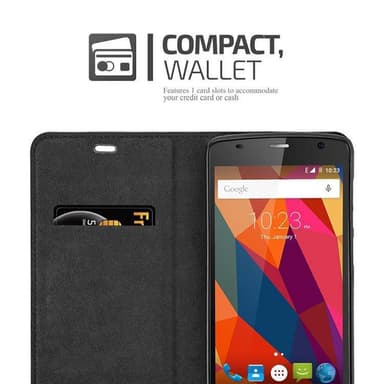 ZTE Blade L5 PLUS lommebokdeksel case (brun)