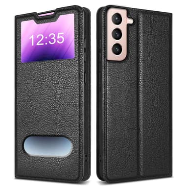 Samsung Galaxy S21 5G lommebokdeksel cover (svart)