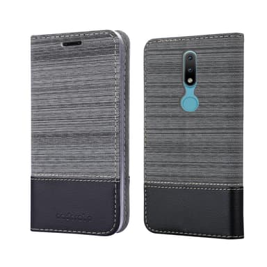 Nokia 2.4 lommebokdeksel etui (grå)