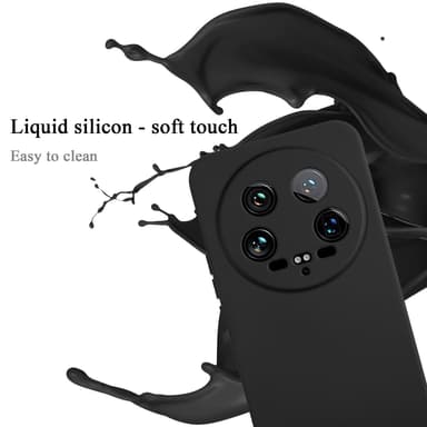 Xiaomi 14 Ultra silikondeksel case (Svart)