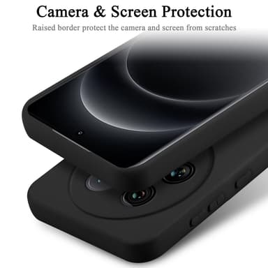 Xiaomi 14 Ultra silikondeksel case (Svart)