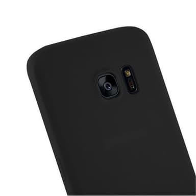 Deksel Samsung Galaxy S7 EDGE Silikon cover (svart)