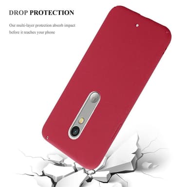 Motorola MOTO X PLAY Hardt Deksel Cover (rød)