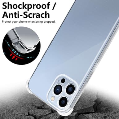 iPhone 13 PRO MAX deksel ultra slim (Genomskinlig)